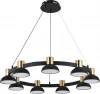 V000183L Подвесной светильник (11059/9P Black) Indigo Traforo V000183L (регулировка яркости, LED, 220V, пульт управления, на тросе)
