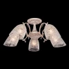 22010/5 белый с золотом Потолочная люстра на штанге Eurosvet 22010 22010/5 белый с золотом