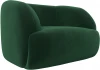 121944 Кресло Лига-041 (Зеленый/Велюр) Лига Диванов арт.121944