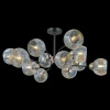 IL0398-12CSQ-79 BK AB Потолочная люстра на штанге ILLUMICO IL0398-12CSQ-79 BK AB