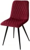 461MC04614 Стул CHILLI-X ВИННЫЙ #16, велюр / черный каркас 4 шт/ 1 к