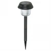 078-002-0001 Светильник грунтовый уличный светодиодный на солнечных батареях Horoz Mars, 1 плафон, черный с белым