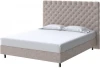 2012617 PROxSON Кровать Paris Boxspring Standart (Ткань: Велюр Gratta 2 Латте) 140x200