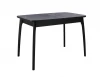 00-00079583 Стол DikLine MK15 Керамика Серый мрамор/подстолье черное/опоры черные арт.00-00079583