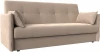 117835 Диван-книжка Лига-018 (Бежевый/Велюр) Лига Диванов арт.117835