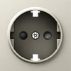 DE22035 Накладка для розетки Schuko с заземлением, со шторками 16A 250 В~ IP30 Donel A07 DE22035