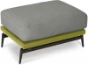 808355 Пуф Ispani ОГОГО (арт.808355), (Ткань,Экокожа/Серый,Зеленый)