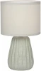 10202/L Grey Настольная лампа Escada Hellas 10202/L Grey 1х40Вт Е14, керамика/ткань, серый