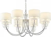 4368/C chrome Подвесная люстра Newport 4360 4368/C chrome (220V, подвески, на цепи)