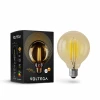 7084 Лампочка светодиодная шар прозрачная колба E27 6 Вт 620 lm 2800K теплое желтое свечение Voltega Loft LED 7084