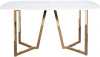 47ED-20501 Стол обеденный белый/золото 160*90*75см Garda Decor арт.47ED-20501