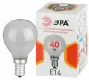 P-40-E14-230-FR Лампочка накаливания E14 40W ЭРА P-40-E14-230-FR