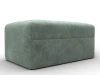 129585 Модуль пуф Лига-060 НПБ (ЛДСП,Брус,Фанера,Велюр/Зеленый) Лига Диванов 129585