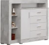 297021 Комод Woodville Mирандa atelier / белый глянец 297021