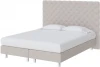 2026875 PROxSON Кровать Paris Boxspring Lift (Ткань: Рогожка Тетра Молочный) 200x200