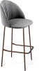 3514032103 Стул барный Sheffilton SHT-ST35-1/S29 угольно-серый/медный металлик
