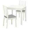 092.968.70 ЭКЕДАЛЕН / ЭКЕДАЛЕН Стол и 2 стула, белый, Рамна Оррста светло-серый