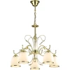 135-05-32 gold + clear crystal Подвесная люстра N-Light 135 135-05-32 gold + clear crystal