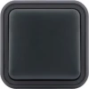 DIP10128 Выключатель 1-клавишный накладной, цвет антрацит IP55 Donel W55 DIP10128