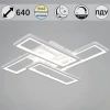 03629-0.3-04C WH Потолочная люстра светодиодная на штанге с пультом с регулировкой цветовой температуры, яркости и ночным режимом Reluce 03629-0.3-04C WH