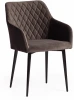 24521 Кресло BREMO (mod. 708) / 2 шт. в упаковке Tetchair (Ткань,Металл/Серый,Черный) арт.24521