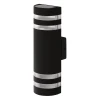 UUL-S16A 2x60W/E27 IP65 BLACK Настенный светильник уличный под лампы Е27 черный Uniel UUL-S16A 2x60W/E27 IP65 BLACK
