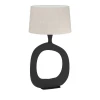 390424 Настольная лампа Eglo Diezma 390424 1X60W E27 сталь, черный, натуральный