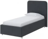 1925115 PROxSON Кровать Олаф (Ткань: Рогожка Тетра Графит) 90x200