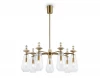 LH53306 Потолочная люстра на штанге с травертином Ambrella Ceramo Modern LH53306