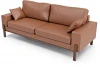 211073 Диван Arsko прямой Хангель экокожа коричневая