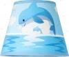 Shade С dolphin Абажур детский Donolux Baby, белый с розовым