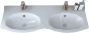 50156 Мебельная раковина Cezares 50156 138х52 doppio bianco
