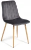 14098 Обеденный стул Tetchair DUBLIN (Металл,Ткань/Серый) 14098