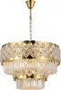 8301/60 C gold polished Подвесная люстра Newport 8300 8301/60 C gold polished (220V, хрусталь, на цепи)