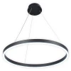 AM520 D600 BK Подвесной светильник светодиодный AM Group AM520 D600 BK (220V, на тросе, кольцо)