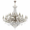700511 Подвесная большая люстра Osgona Classic 700511 (220V, хрусталь, на цепи, подсвечник, свеча)