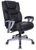 T-9999/BLACK Кресло руководителя Бюрократ T-9999 черный рец.кожа/кожзам крестовина металл/пластик пластик серебро