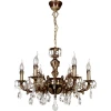 305-06-52 краповый+бронза Подвесная люстра N-Light 305 305-06-52 краповый+бронза