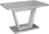 12864 Стол обеденный Verona (120+40) бетонный камень/белый бриллиант Top Concept 12864