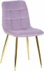 7094-LML ALEX, цвет сиденья фиолетовый велюр (V108-49), цвет основания золото Стул обеденный ALEX (золотые ножки, фиолетовый велюр (V108-49))