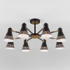 70100/8 черный Потолочная люстра Eurosvet Trina 70100/8 черный