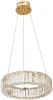 5071/60L Подвесной светильник Odeon Light Version 5071/60L золото/прозрачный/металл/хрусталь/стекло LED 60W 3700K (220V, на тросе, кольцо)