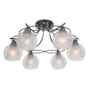 873/6PF-Darkchrome Потолочная люстра IDLamp Isabella 873/6PF-Darkchrome