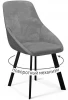 00-00077993 Стул DikLine 246 поворотный, AM14 серый, ножки черные арт.00-00077993