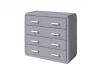 2046760 Комод Soft Mebel (Ткань: Рогожка Nice Серебряный) PROxSON 101x48 2046760