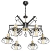 2-8711-6-BK+AB E27 Подвесная люстра RiForma Cord 2-8711-6-BK+AB E27