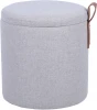 УТ000039494 Пуф с ящиком Эркки рогожка XS серый Stool Group арт.УТ000039494