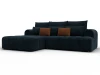 138140L Диван угловой Лига-139 НПБ угол левый (Графит/ДСП,ЛДСП,Брус,Фанера,Велюр) Лига Диванов 138140L