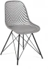 19761 Стул VINCENT (mod. 8001) / 1 шт. в упаковке Tetchair (Металл,Пластик/Серый,Черный) арт.19761