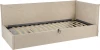KM.T-15.2170 Кровать с подъемным механизмом Бест (Тахта) 90х200 см Mebelson (ДСП,ЛДСП,Велюр/Капучино) арт.KM.T-15.2170